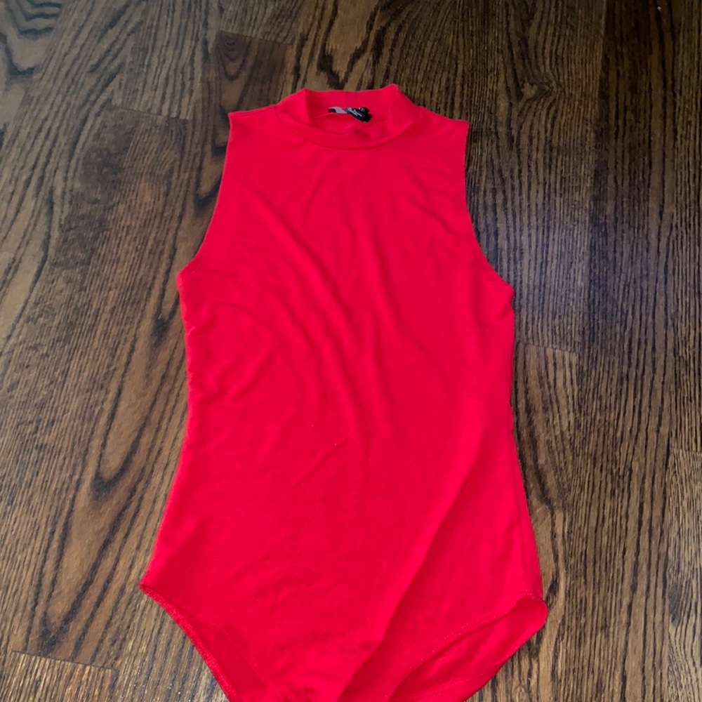 Red body suit